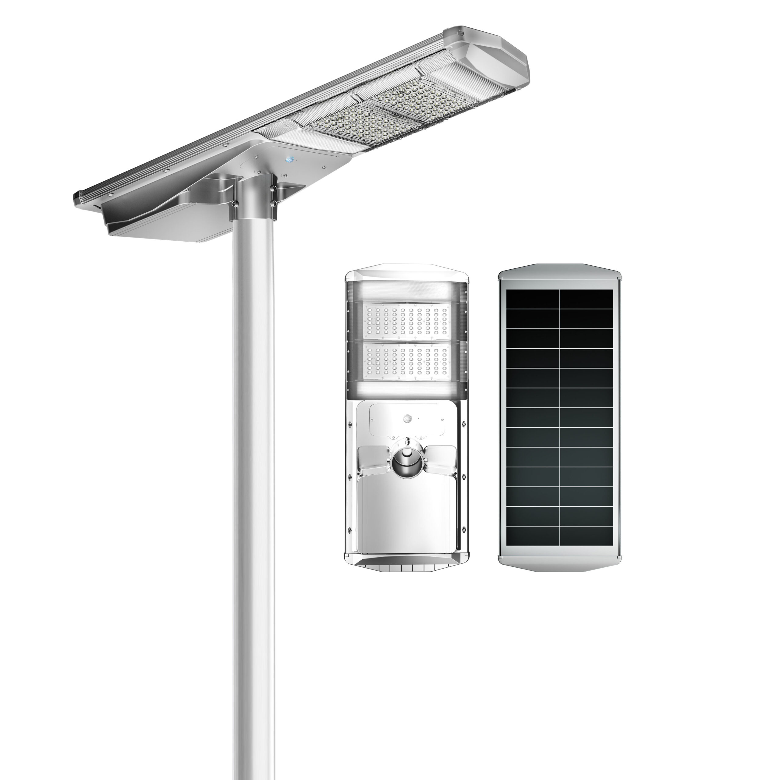 High Brightness Corrosion-Resistant Aluminum Alloy Solar Street Light