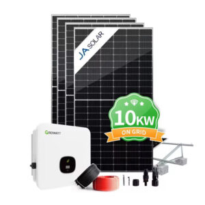 High Output Energy for Solar System 3kw-100kw on Grid Power System Solar Panel for Home or commercial Use