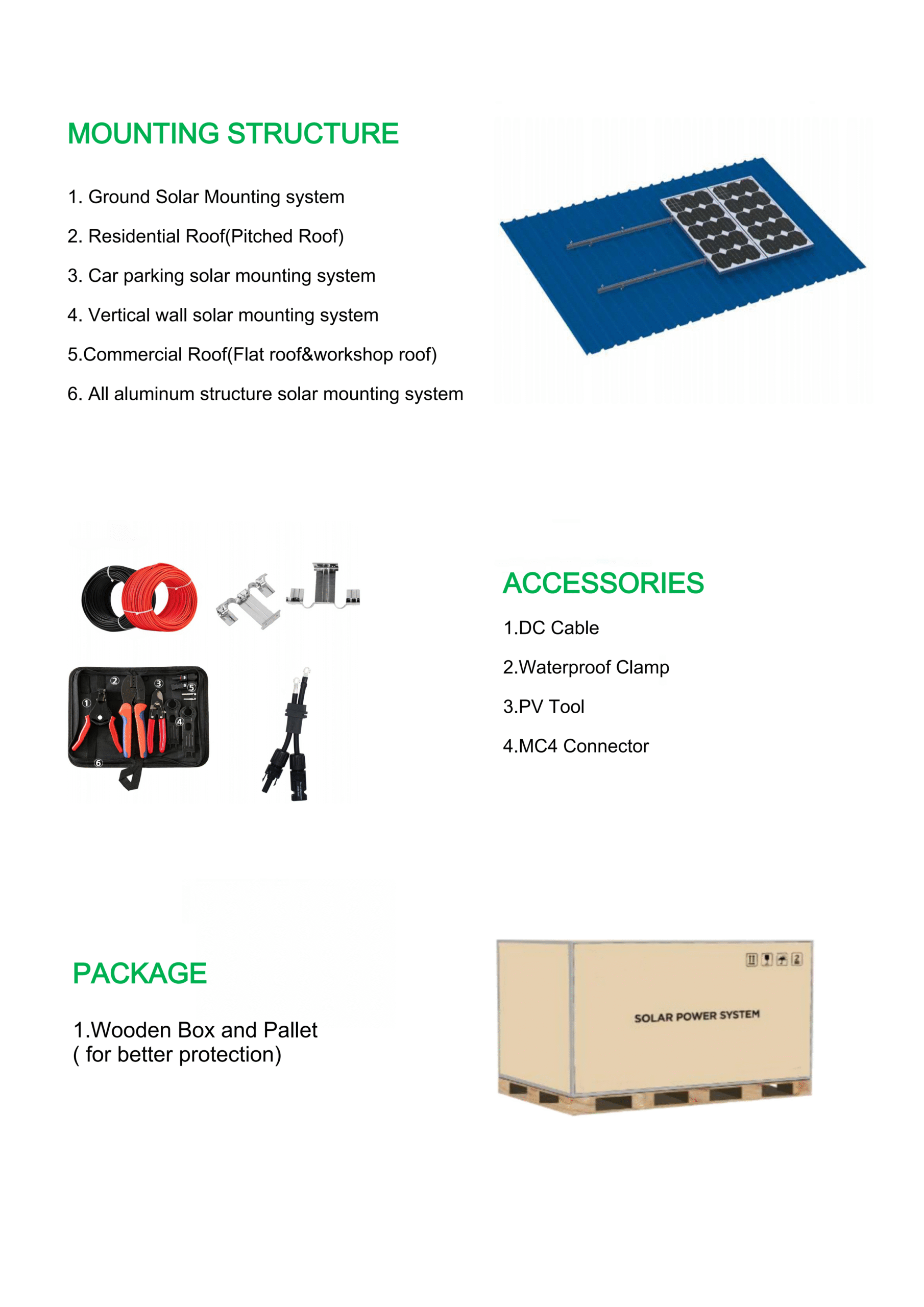 off-grid solar energy system parts