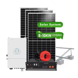 Free Design 3kw 5KW 10KW Hybrid Solar Power System High output with Lithium Battery